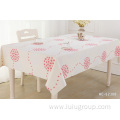 OEM Wholesale Embossed Beautiful Decoration PVC Tablecloth